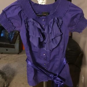 Purple Bebe Blouse